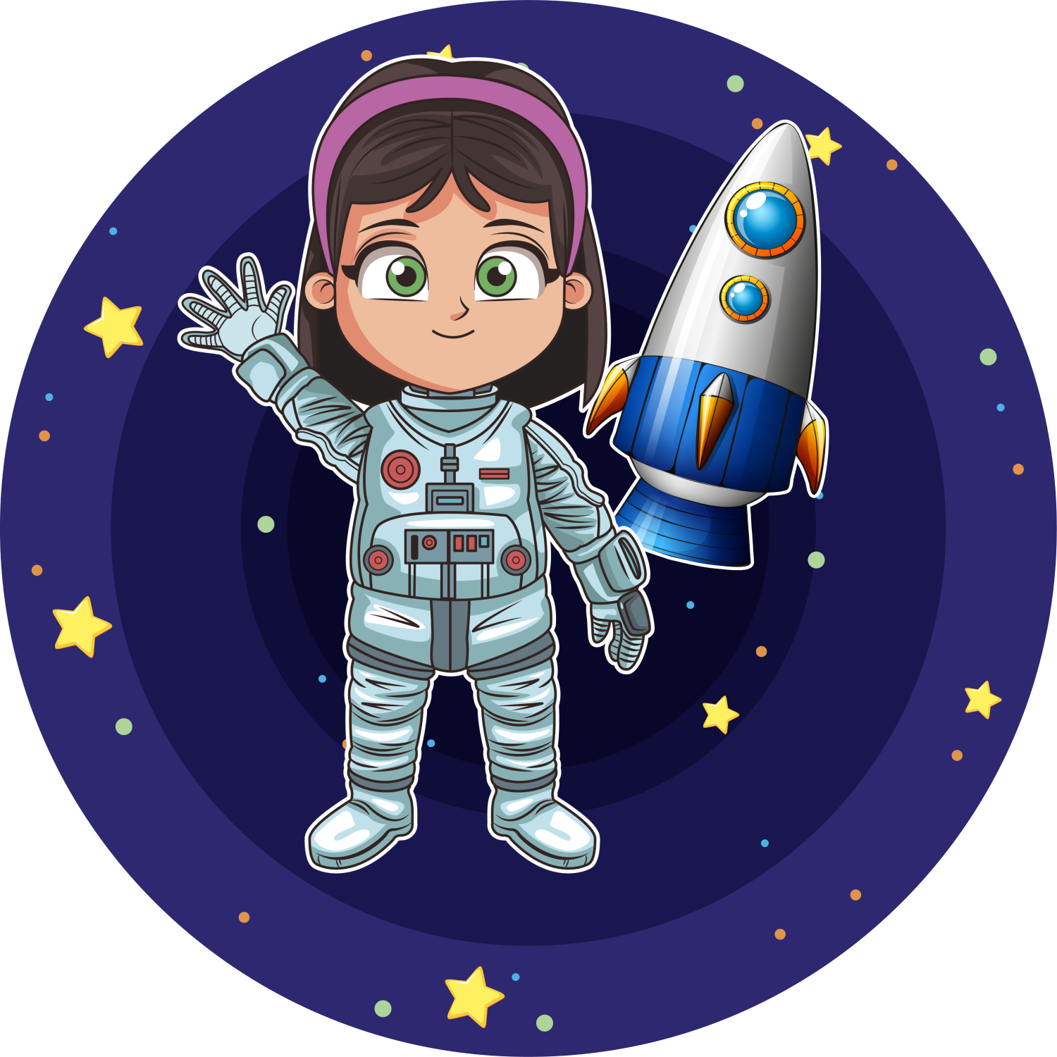 Космонавт мультяшный. Детям о космосе. Космическая тематика для детей. Космическая тема для детей. Включи день космонавтиков