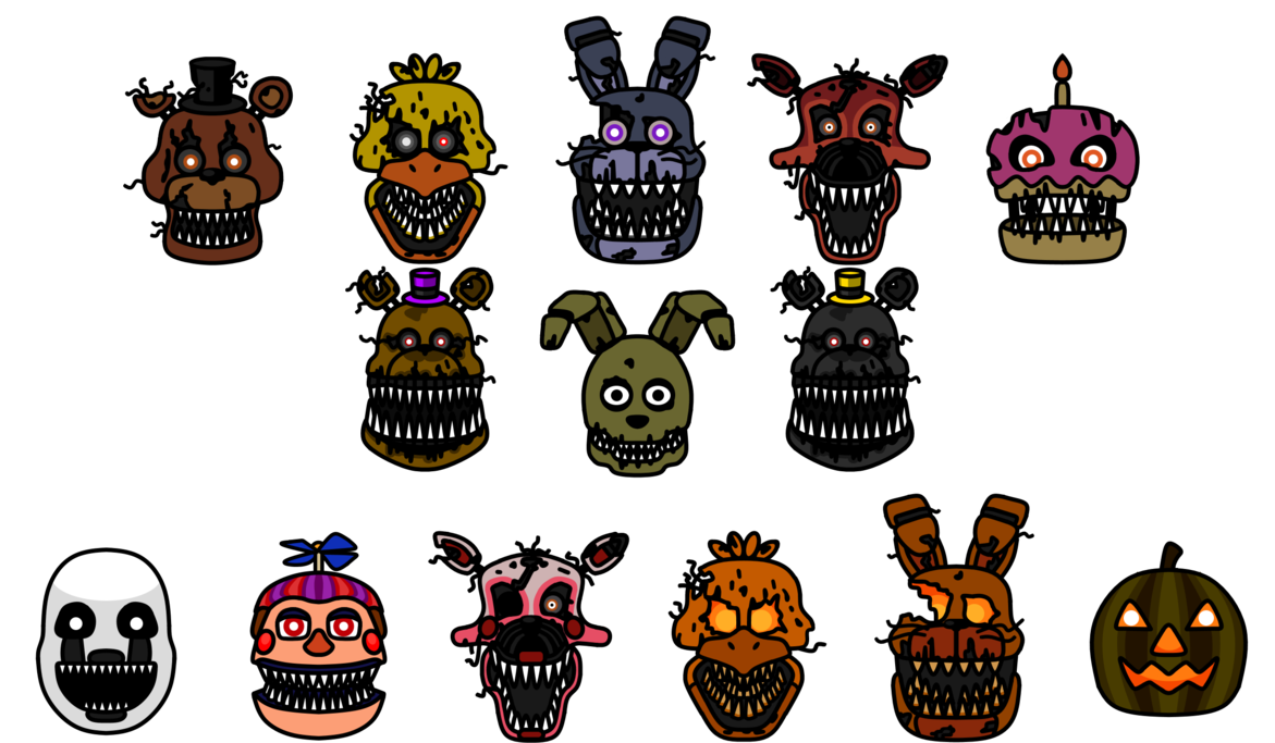 Как нарисовать фредди из fnaf