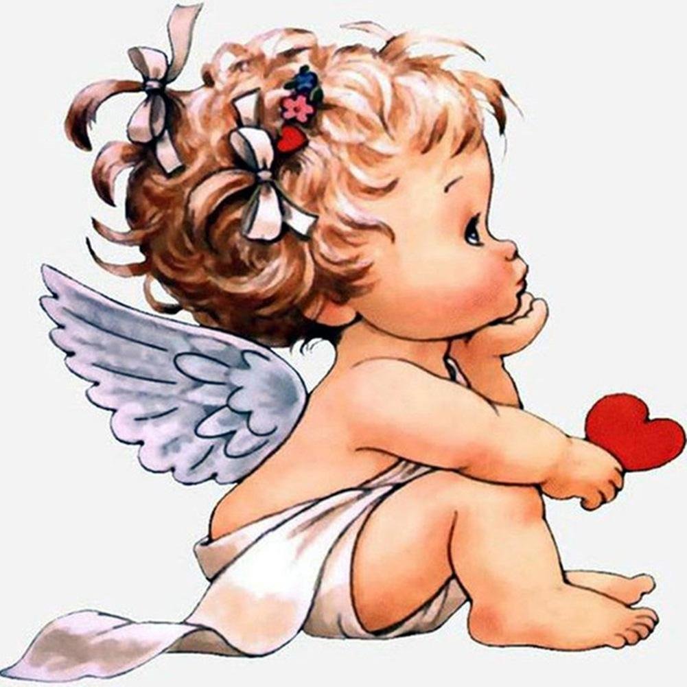 Фигурка декоративная Ангелочки в сердце Пара, 10х5х13 см, в ассортименте, Y4-3533