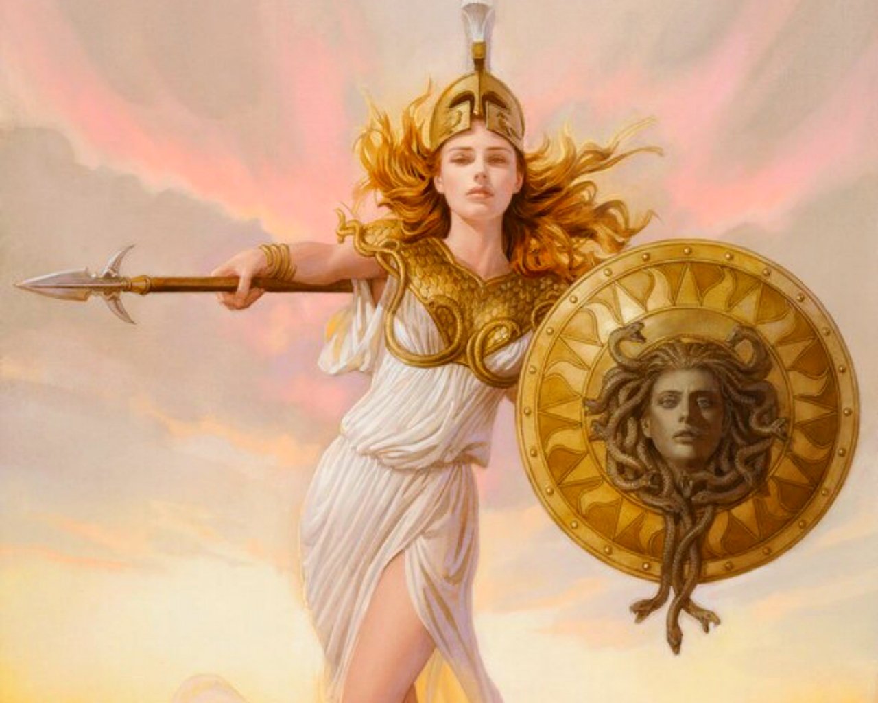 богиня афина с совой