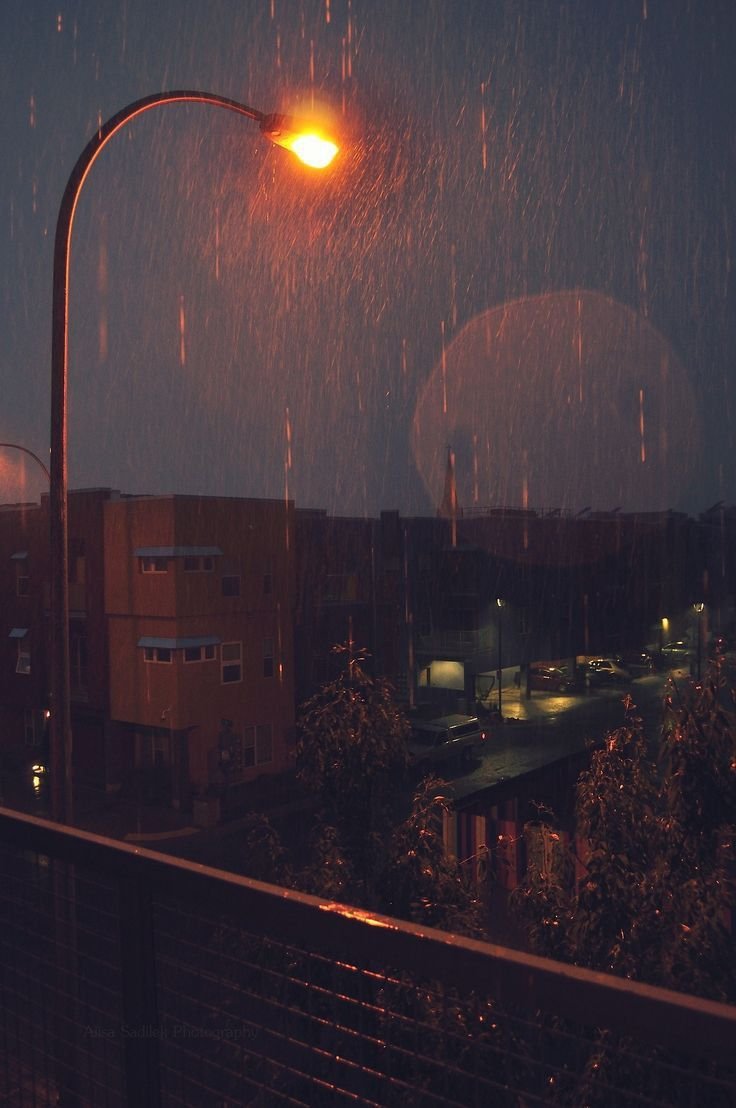 Дождь ночью картинки