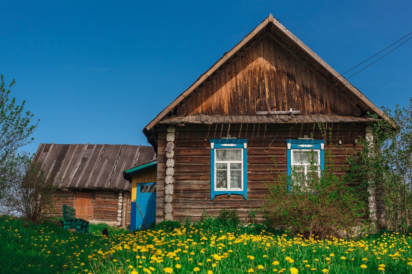 открытки с деревенским домом (75) фото