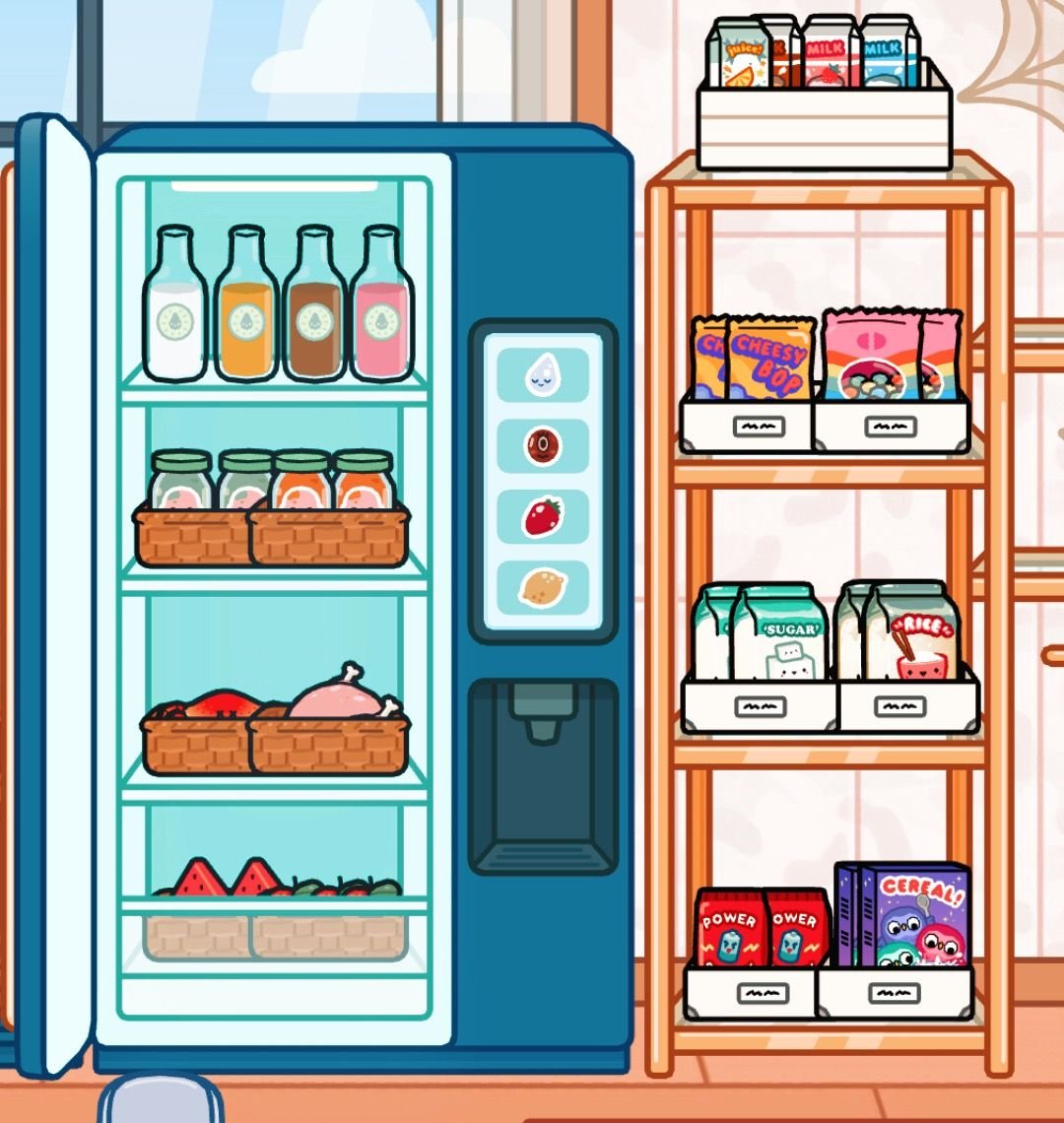 Картинка холодильника для детей
