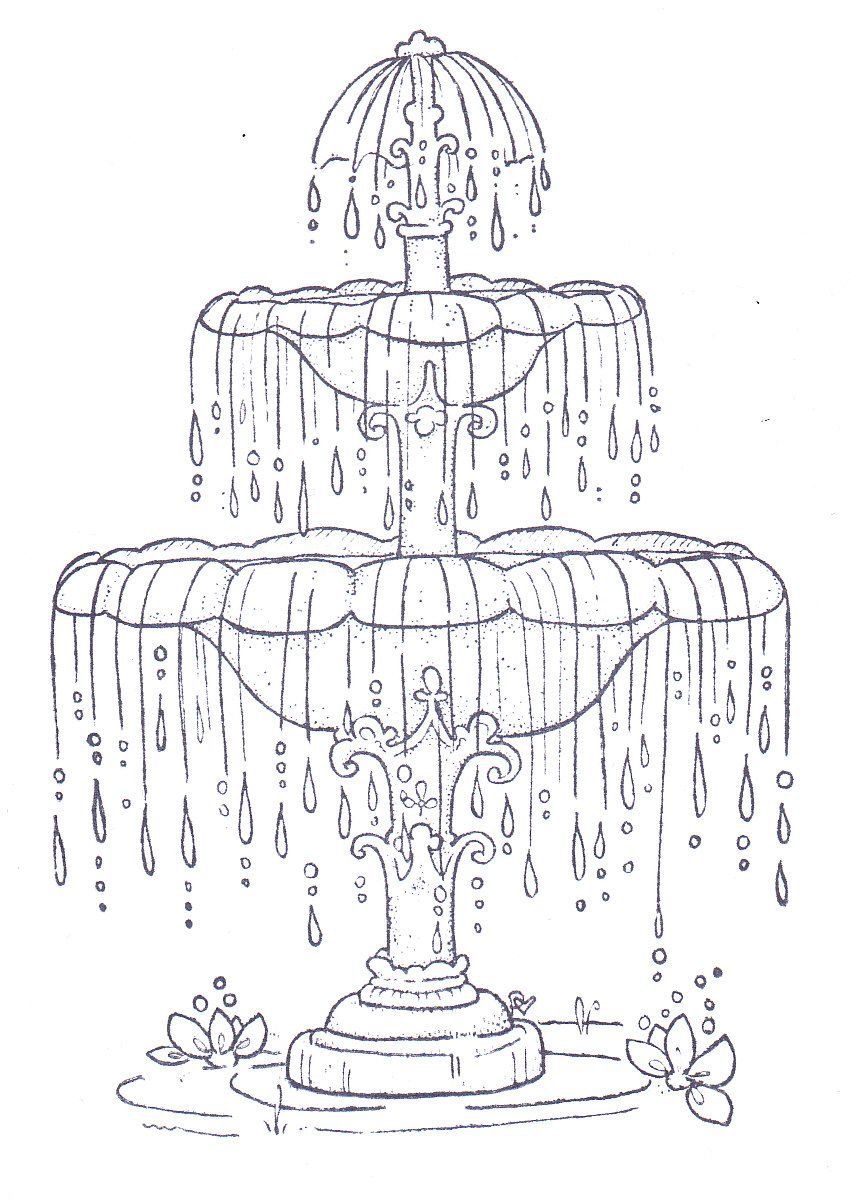 Фонтан картинки для детей - 52 фото