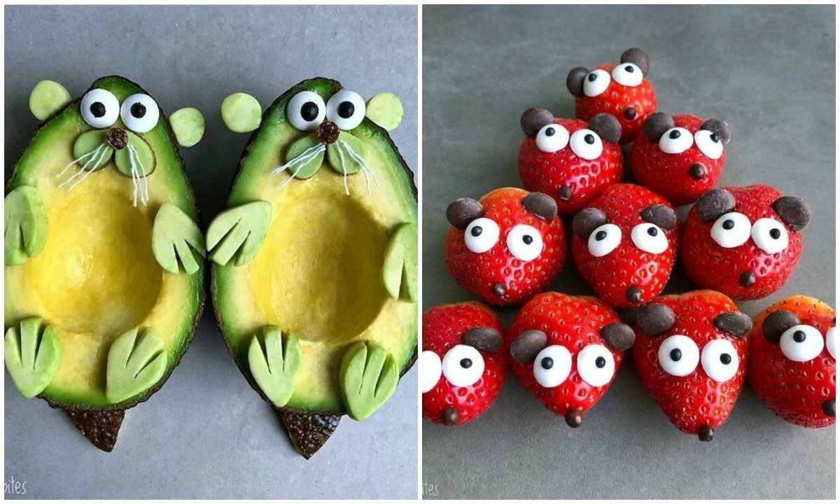 9 идей для поделок из овощей и фруктов ребенку в детский сад или школу