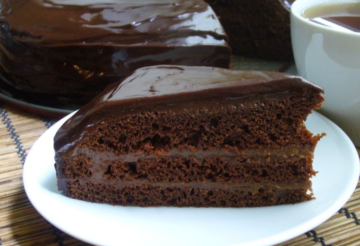 Шоко торт на кипятке