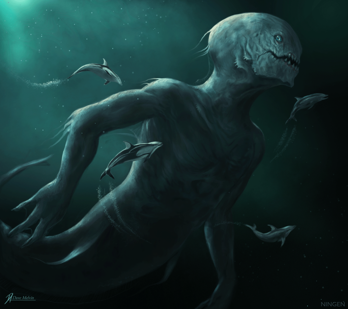 Существо живущие в телефоне. Морское чудовище Нинген. Марианская впадина обитатели чудовища.