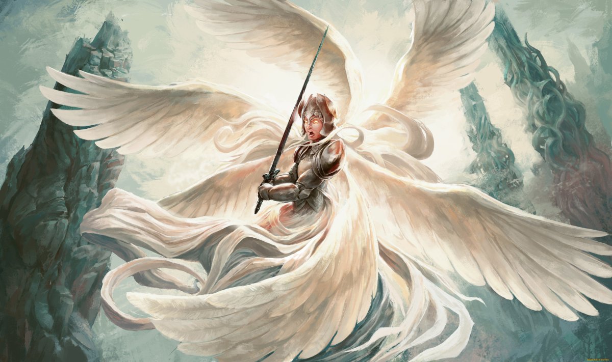 Ангел с мечом арт