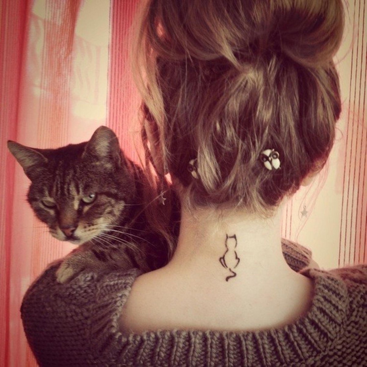 Лучшие идеи () доски «Татуировки с кошками» | татуировки, татуировки с кошками, кошачьи тату