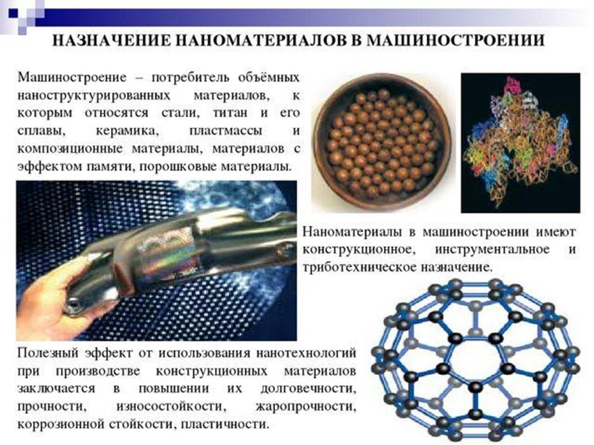 Нанотехнологии презентация 11 класс