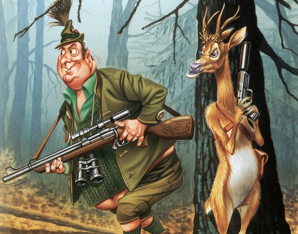 Смешные картинки про охотника. Мемы про охотника.
