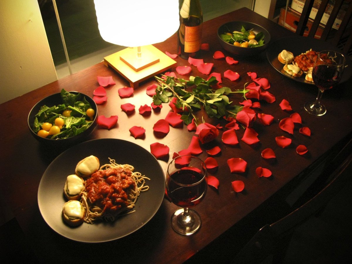 Романтический ужин картинки
