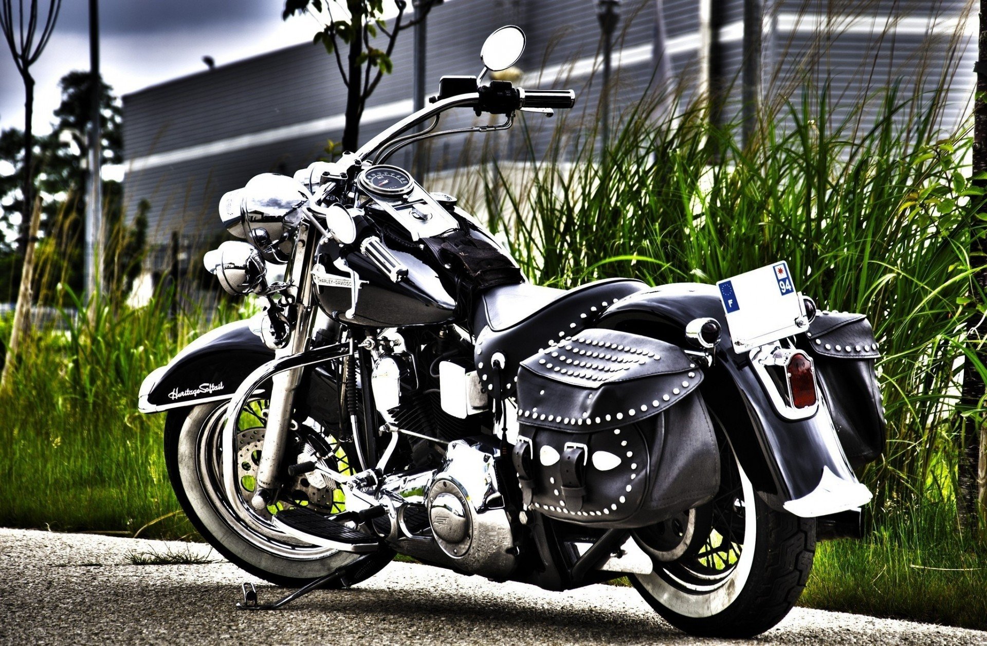 Байкерский мотоцикл - 36 фото
