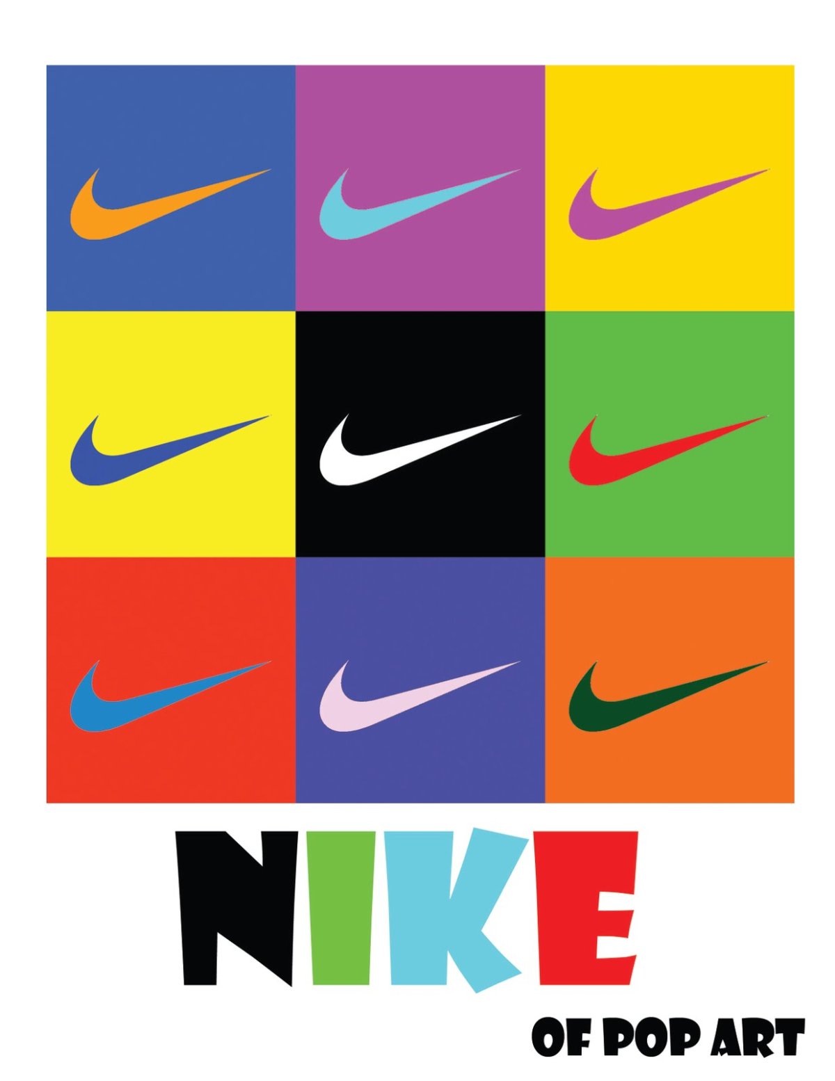 Нарисовать значок nike